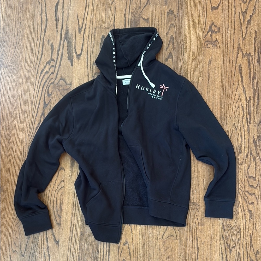 Hurley Black Full-Zip Hoodie